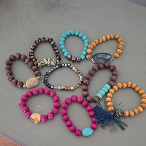 Colorful Beaded Bracelet Set
